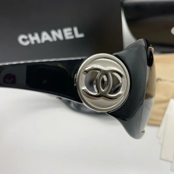 Chanel Black Sunglasses - Picture 8 of 8